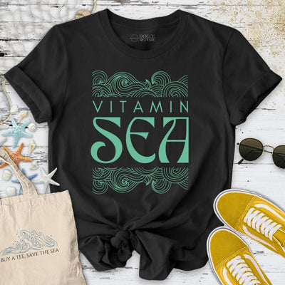 Vitamin Sea T-Shirt - Ocean Graphic Tee - Gift for Ocean Lovers - Unisex