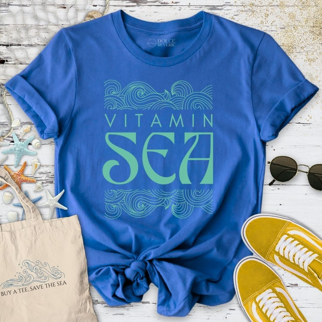 Vitamin Sea T-Shirt - Ocean Graphic Tee - Gift for Ocean Lovers - Unisex