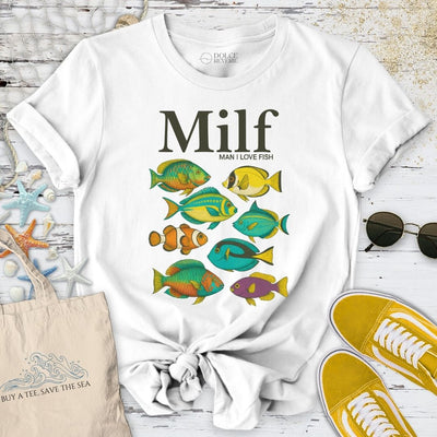 Milf T-Shirt - Ocean Graphic Tee - Gift for Ocean Lovers - Unisex