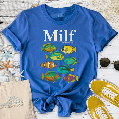 Milf T-Shirt - Ocean Graphic Tee - Gift for Ocean Lovers - Unisex