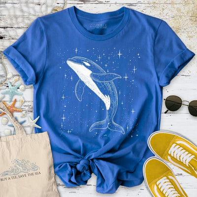 Cosmic Orca T-Shirt - Ocean Graphic Tee - Gift for Ocean Lovers - Unisex