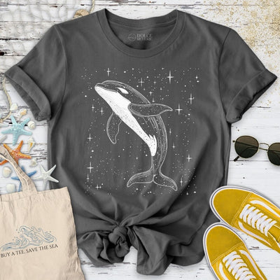 Cosmic Orca T-Shirt - Ocean Graphic Tee - Gift for Ocean Lovers - Unisex