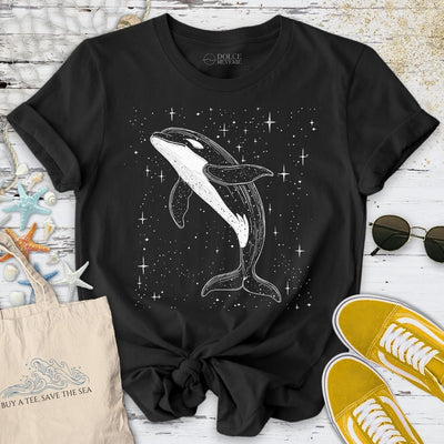 Cosmic Orca T-Shirt - Ocean Graphic Tee - Gift for Ocean Lovers - Unisex