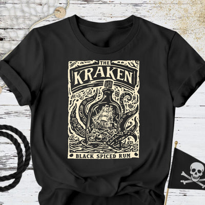 Kraken Rum T-Shirt - Ocean Graphic Tee - Gift for Ocean Lovers - Unisex