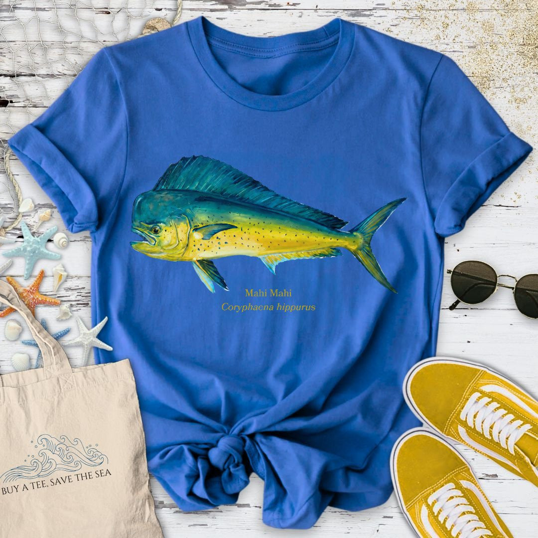 Mahi Mahi T-Shirt - Ocean Graphic Tee - Gift for Ocean Lovers - Unisex