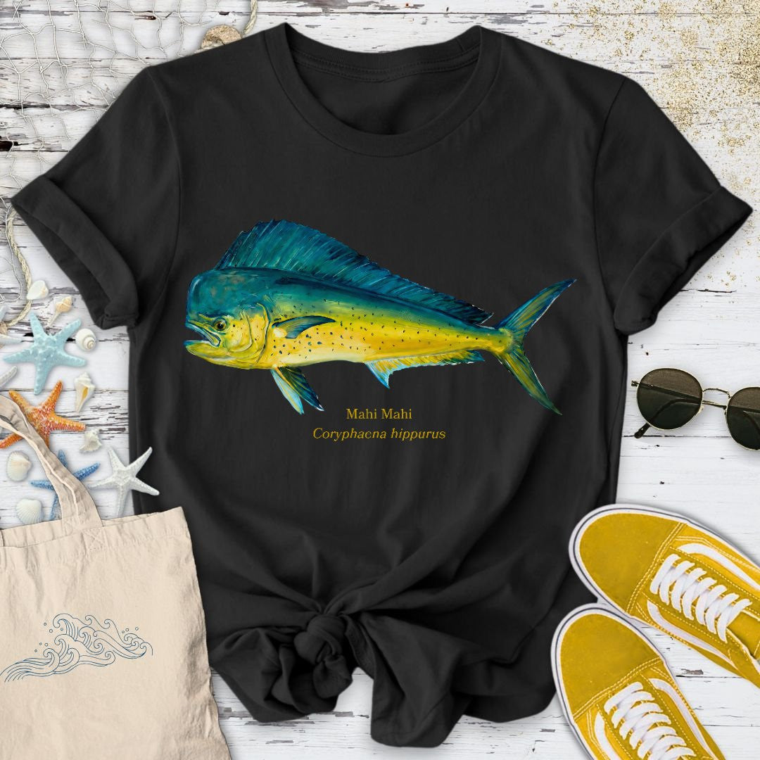 Mahi Mahi T-Shirt - Ocean Graphic Tee - Gift for Ocean Lovers - Unisex
