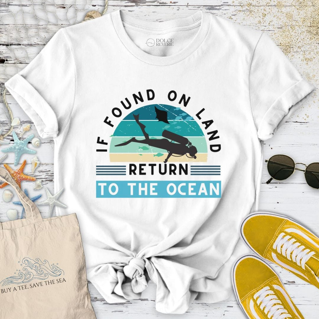 Return To The Ocean T-Shirt - Graphic Tee - Gift for Ocean Lovers - Unisex