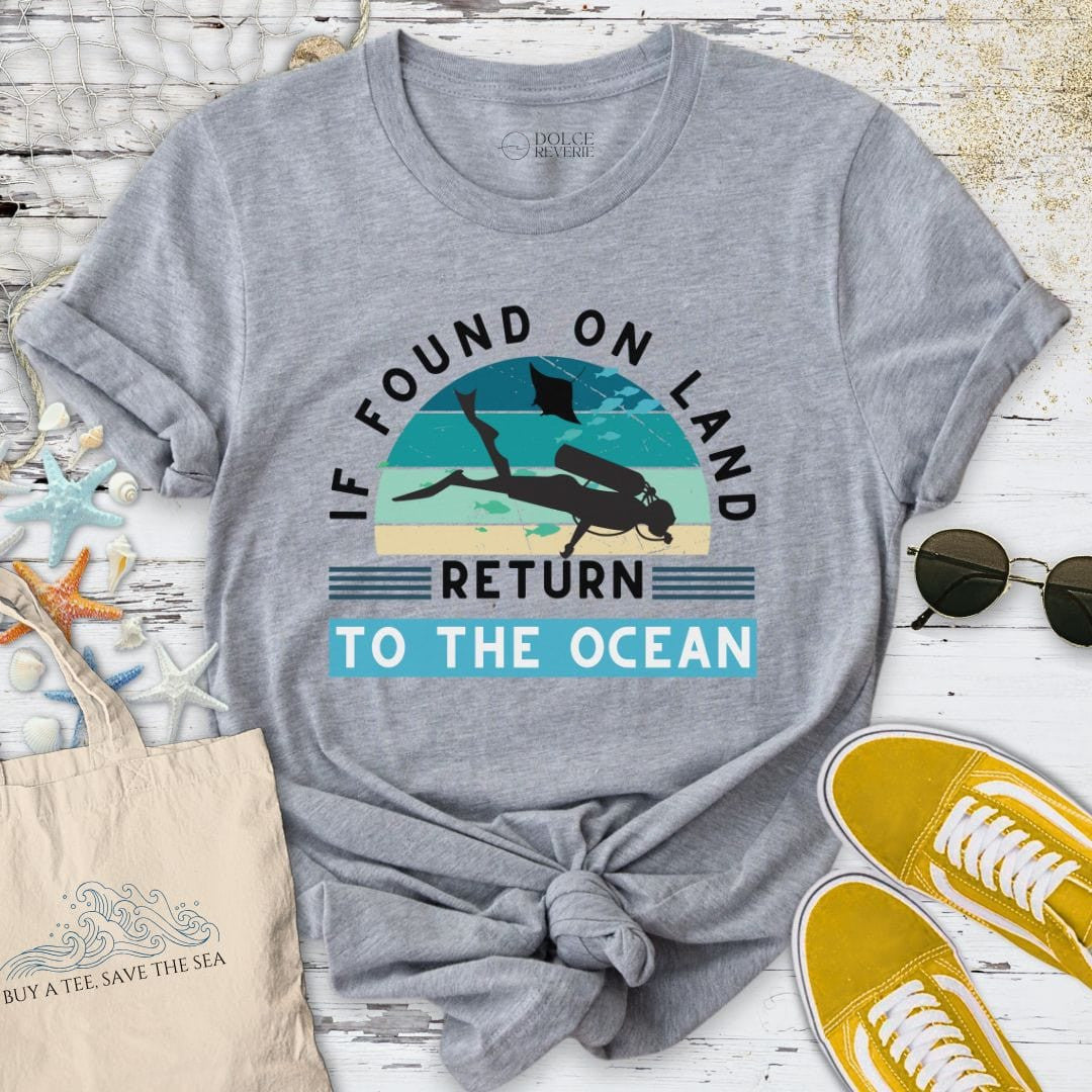 Return To The Ocean T-Shirt - Graphic Tee - Gift for Ocean Lovers - Unisex