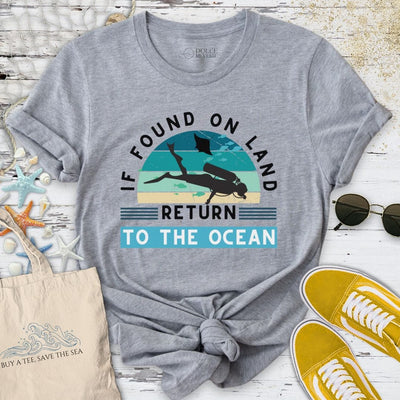 Return To The Ocean T-Shirt - Graphic Tee - Gift for Ocean Lovers - Unisex
