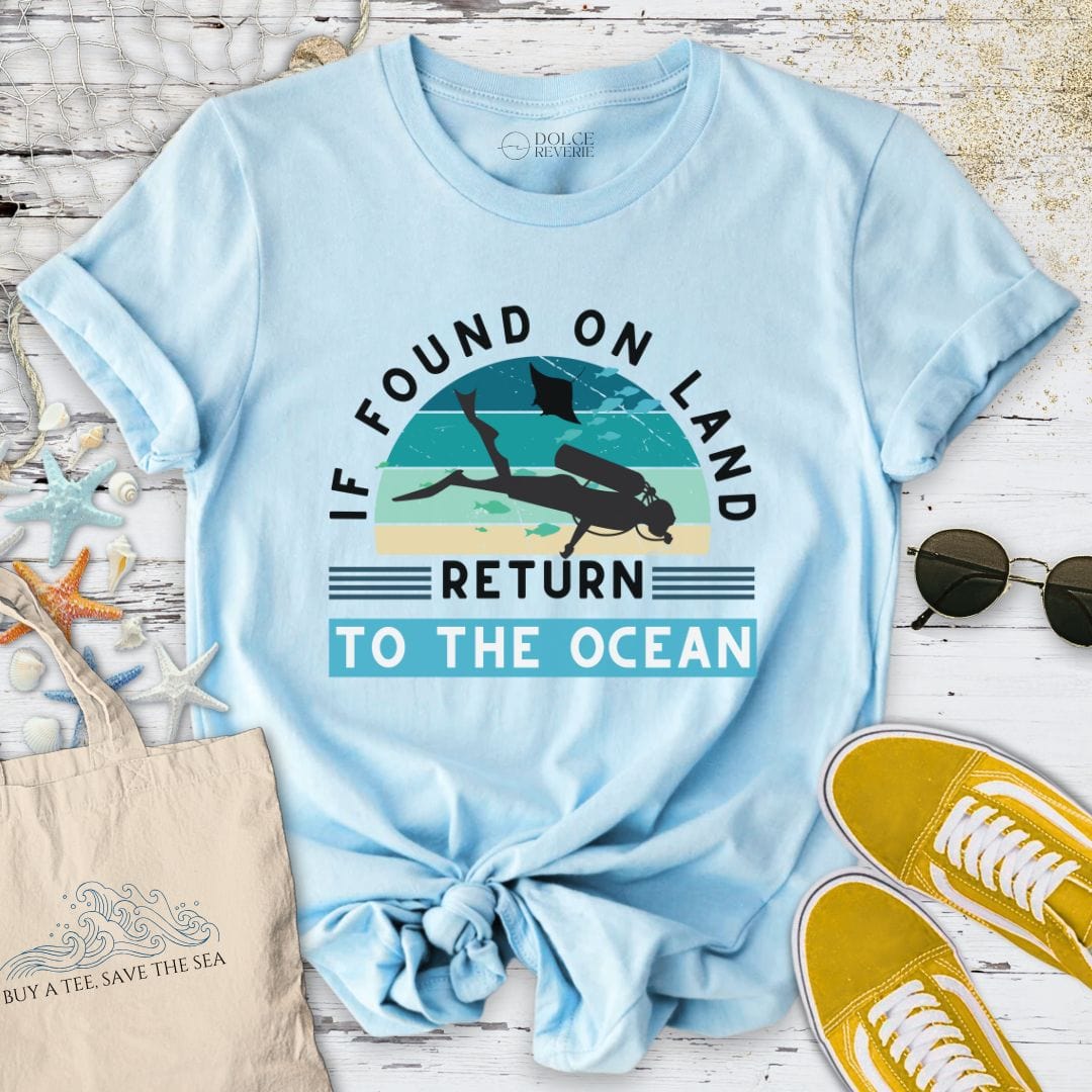 Return To The Ocean T-Shirt - Graphic Tee - Gift for Ocean Lovers - Unisex