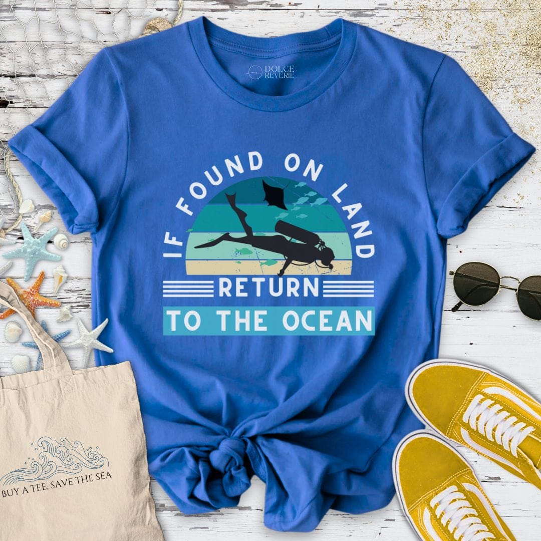 Return To The Ocean T-Shirt - Graphic Tee - Gift for Ocean Lovers - Unisex