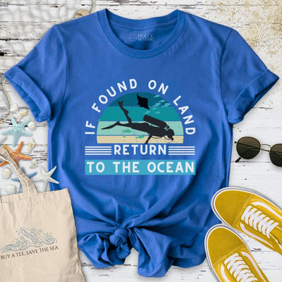 Return To The Ocean T-Shirt - Graphic Tee - Gift for Ocean Lovers - Unisex