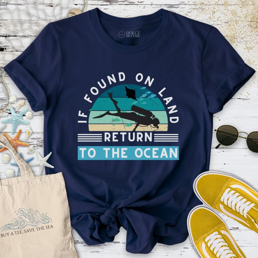 Return To The Ocean T-Shirt - Graphic Tee - Gift for Ocean Lovers - Unisex