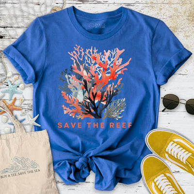 Save The Reef T-Shirt - Ocean Graphic Tee - Gift for Ocean Lovers - Unisex