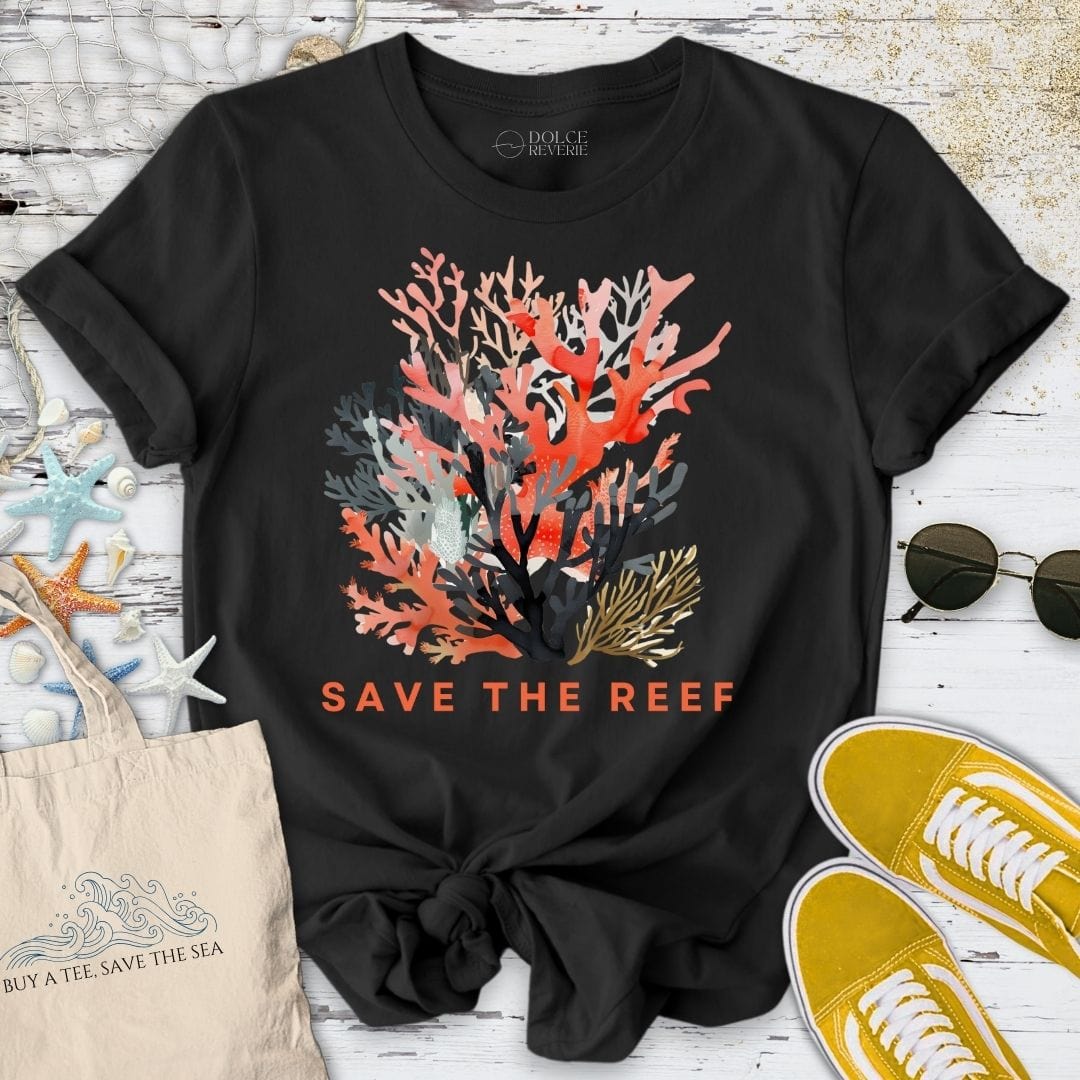 Save The Reef T-Shirt - Ocean Graphic Tee - Gift for Ocean Lovers - Unisex