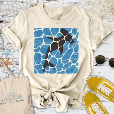 Swimming Hammerhead Shark T-Shirt - Ocean Graphic Tee - Gift for Ocean Lovers - Unisex