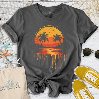 Melting Sunset T-Shirt - Ocean Graphic Tee - Gift for Ocean Lovers - Unisex