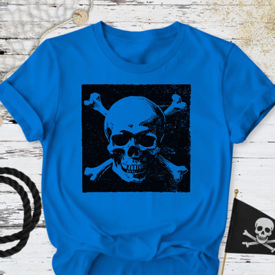 Pirate Skull T-Shirt - Ocean Graphic Tee - Gift for Ocean Lovers - Unisex