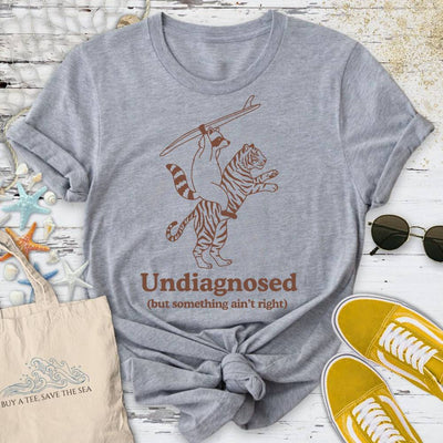 Undiagnosed T-Shirt - Ocean Graphic Tee - Gift for Ocean Lovers - Unisex