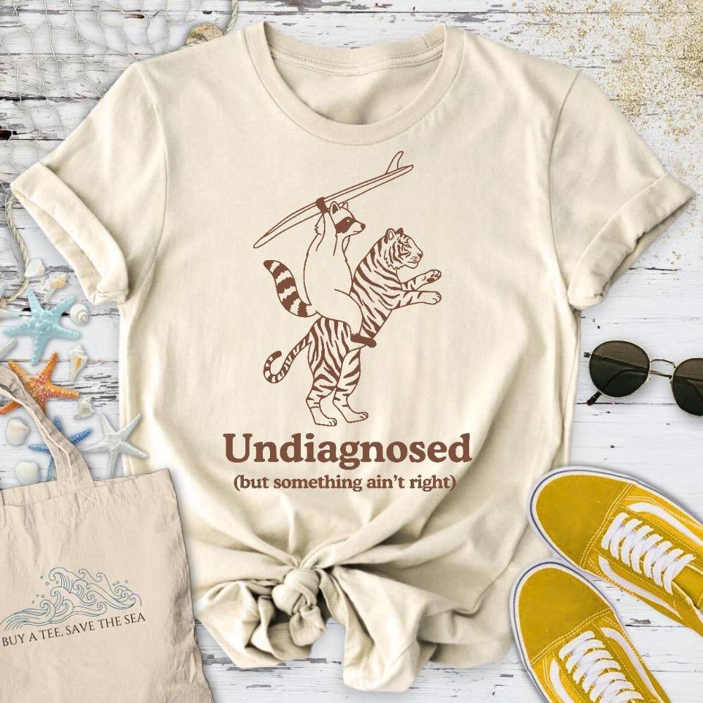 Undiagnosed T-Shirt - Ocean Graphic Tee - Gift for Ocean Lovers - Unisex