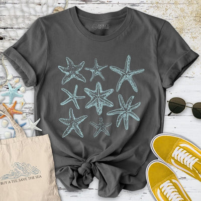 Vintage Starfish T-Shirt - Ocean Graphic Tee - Gift for Ocean Lovers - Unisex
