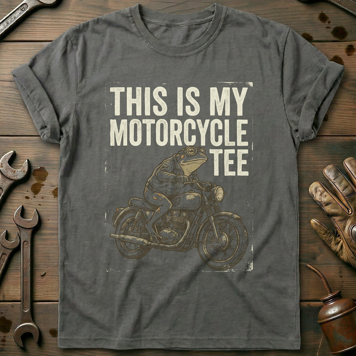 This is my Biker Frog 40 Motorcycle T-Shirt AU Gift For Biker
