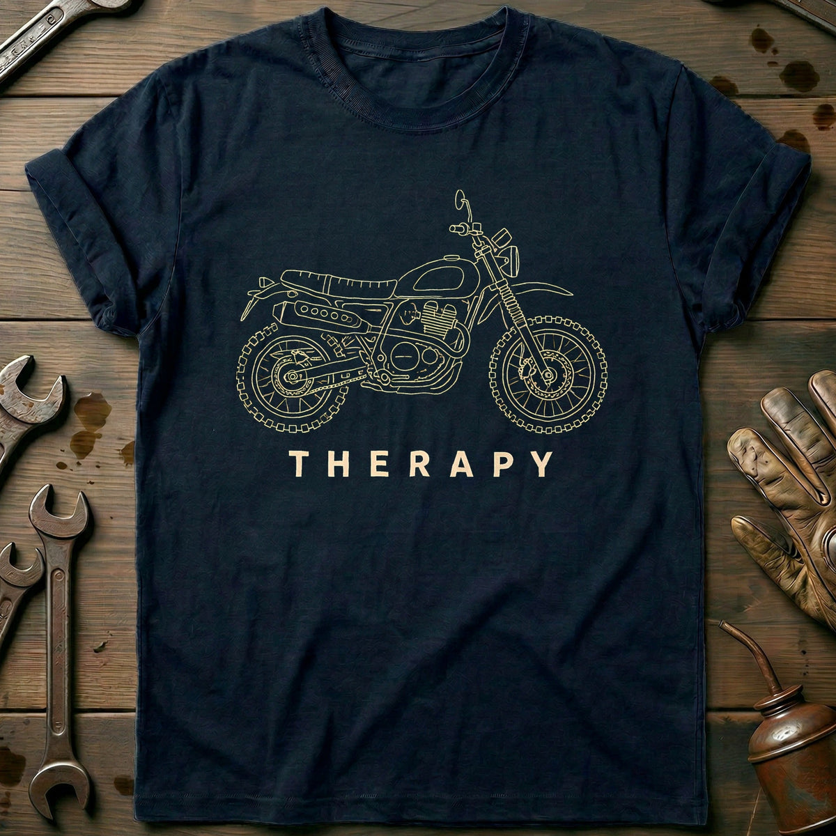 Scrambler Therapy 61 Motorcycle T-Shirt AU Gift For Biker