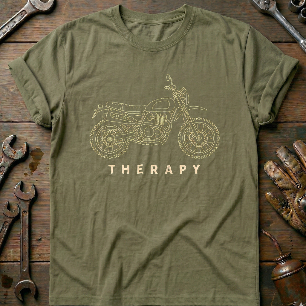 Scrambler Therapy 61 Motorcycle T-Shirt AU Gift For Biker
