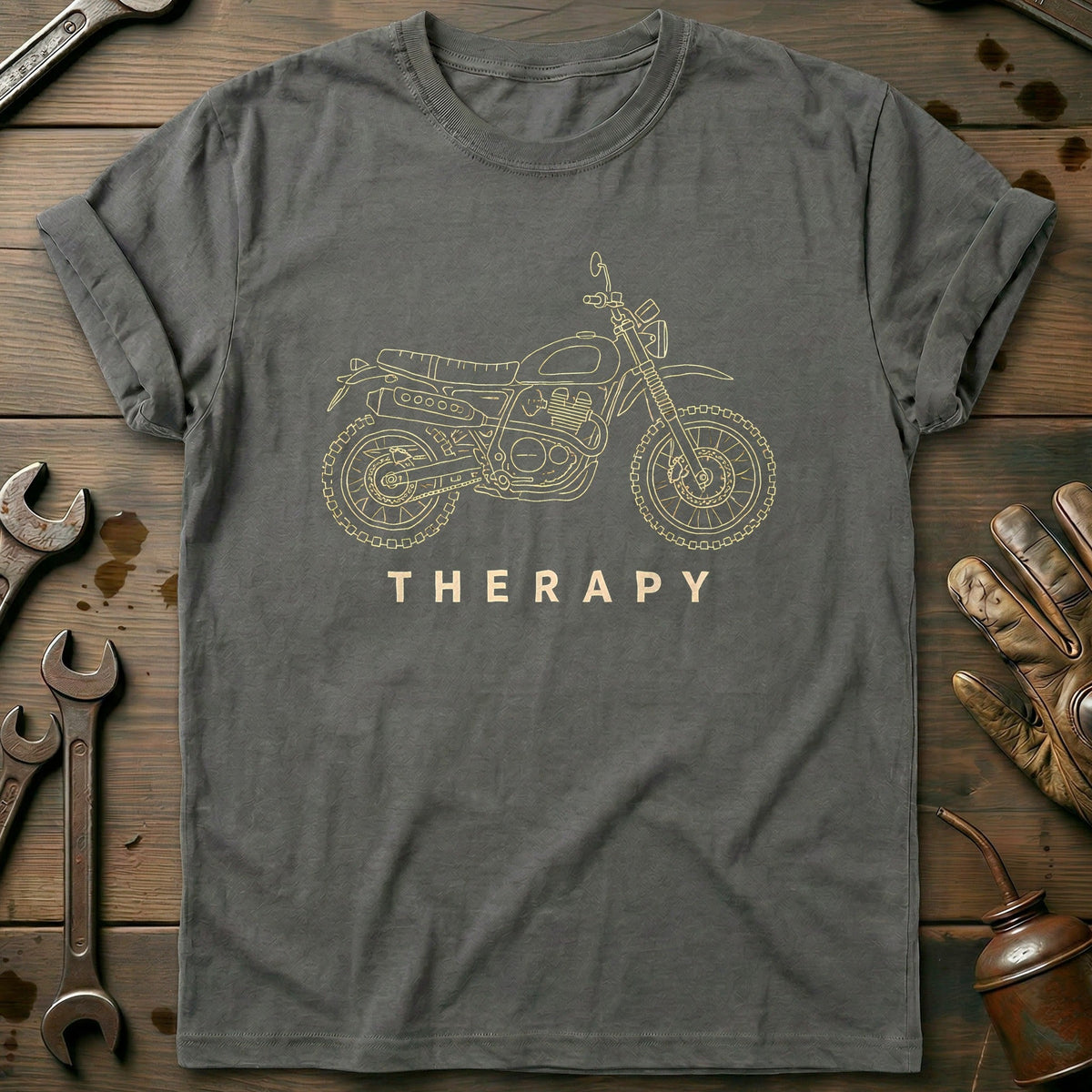 Scrambler Therapy 61 Motorcycle T-Shirt AU Gift For Biker