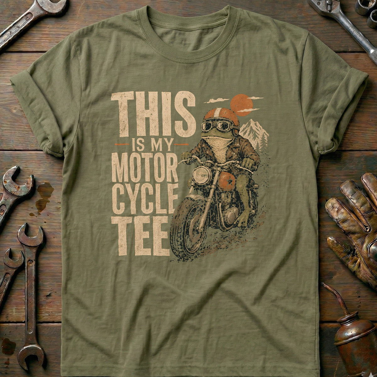 This is my Biker Frog 50 Motorcycle T-Shirt EU Gift For Biker
