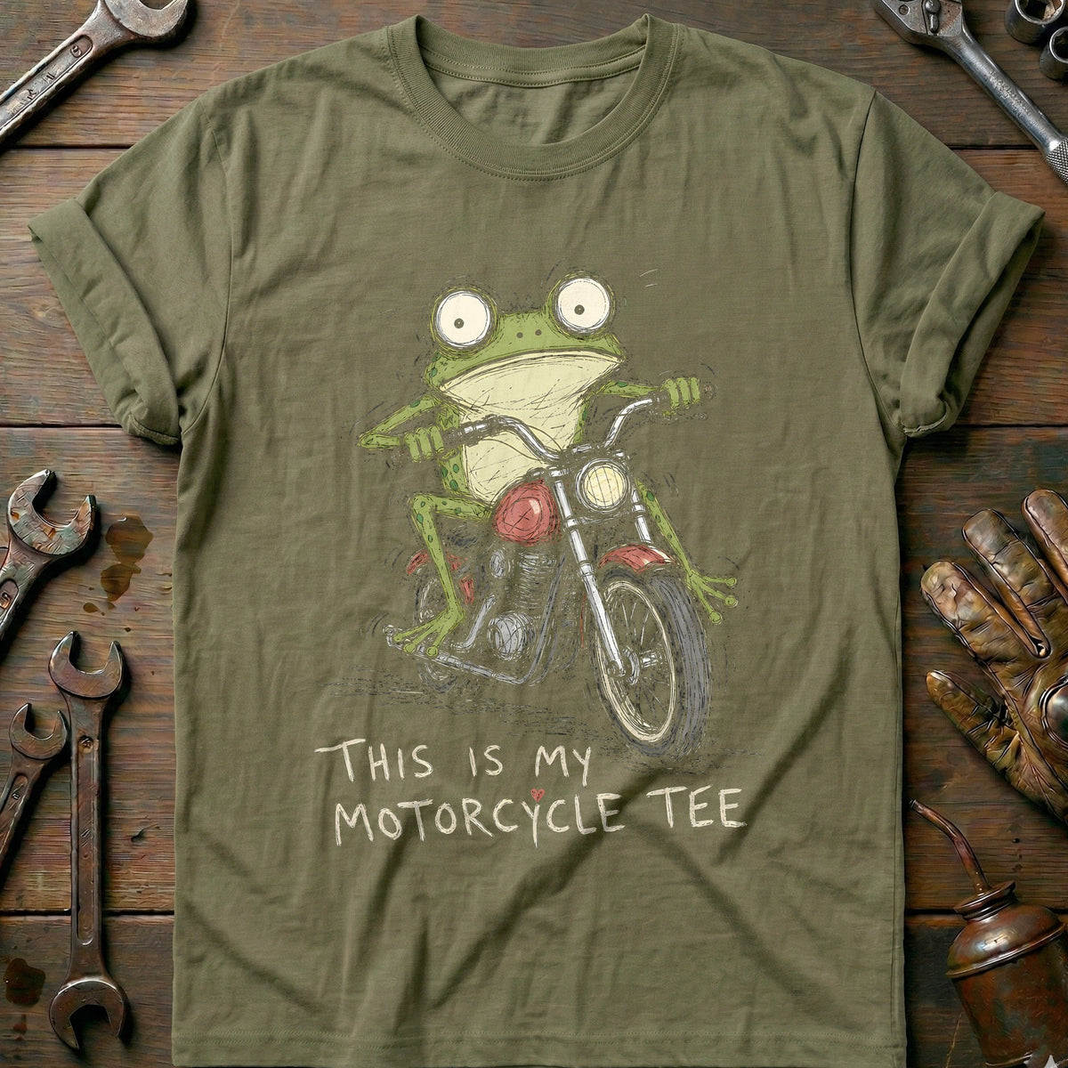 This is my Biker Frog 25 Motorcycle T-Shirt AU Gift For Biker