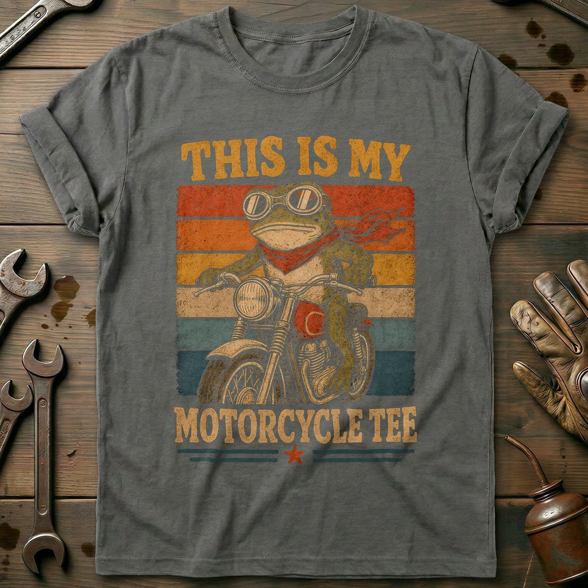 This is my Biker Frog 48 Motorcycle T-Shirt EU Gift For Biker