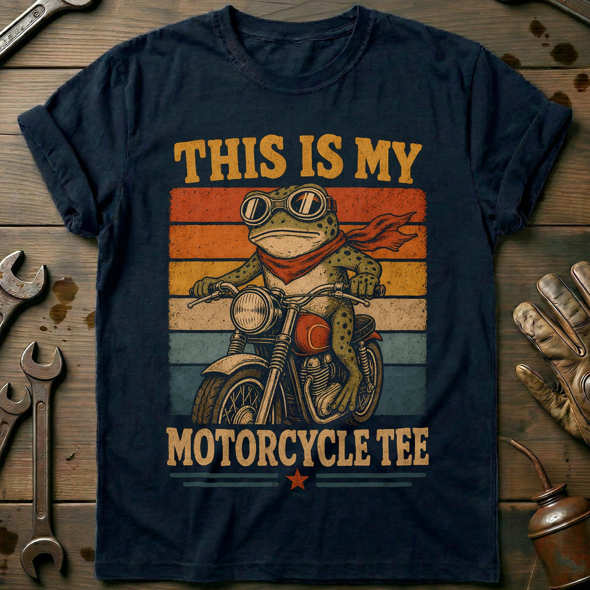 This is my Biker Frog 48 Motorcycle T-Shirt EU Gift For Biker