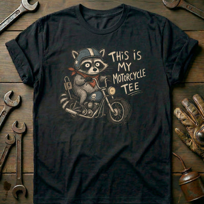 This is my Biker Raccoon 11 Motorcycle T-Shirt AU Gift For Biker