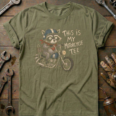This is my Biker Raccoon 11 Motorcycle T-Shirt AU Gift For Biker