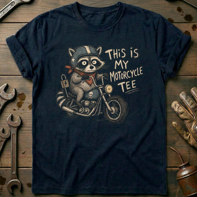 This is my Biker Raccoon 11 Motorcycle T-Shirt AU Gift For Biker