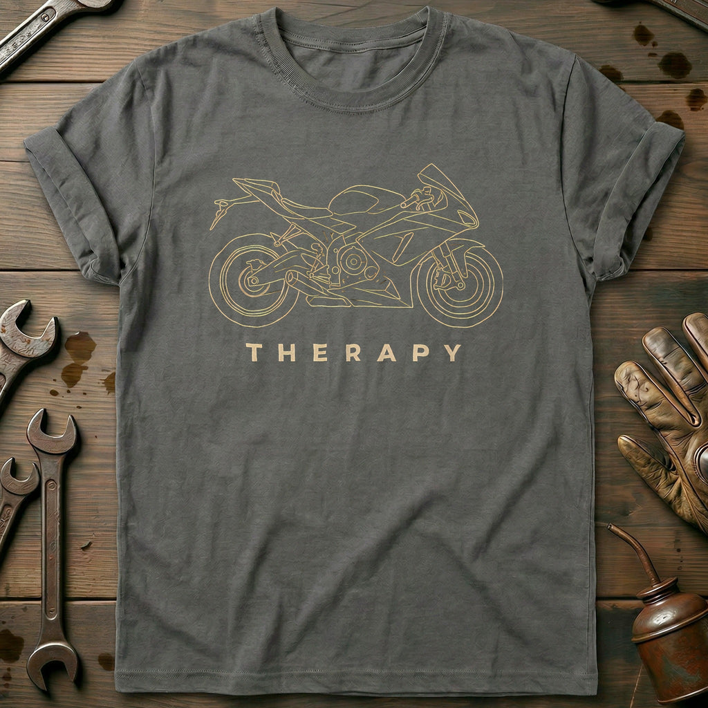 Sportbike Therapy 35 Motorcycle T-Shirt GC Gift For Biker