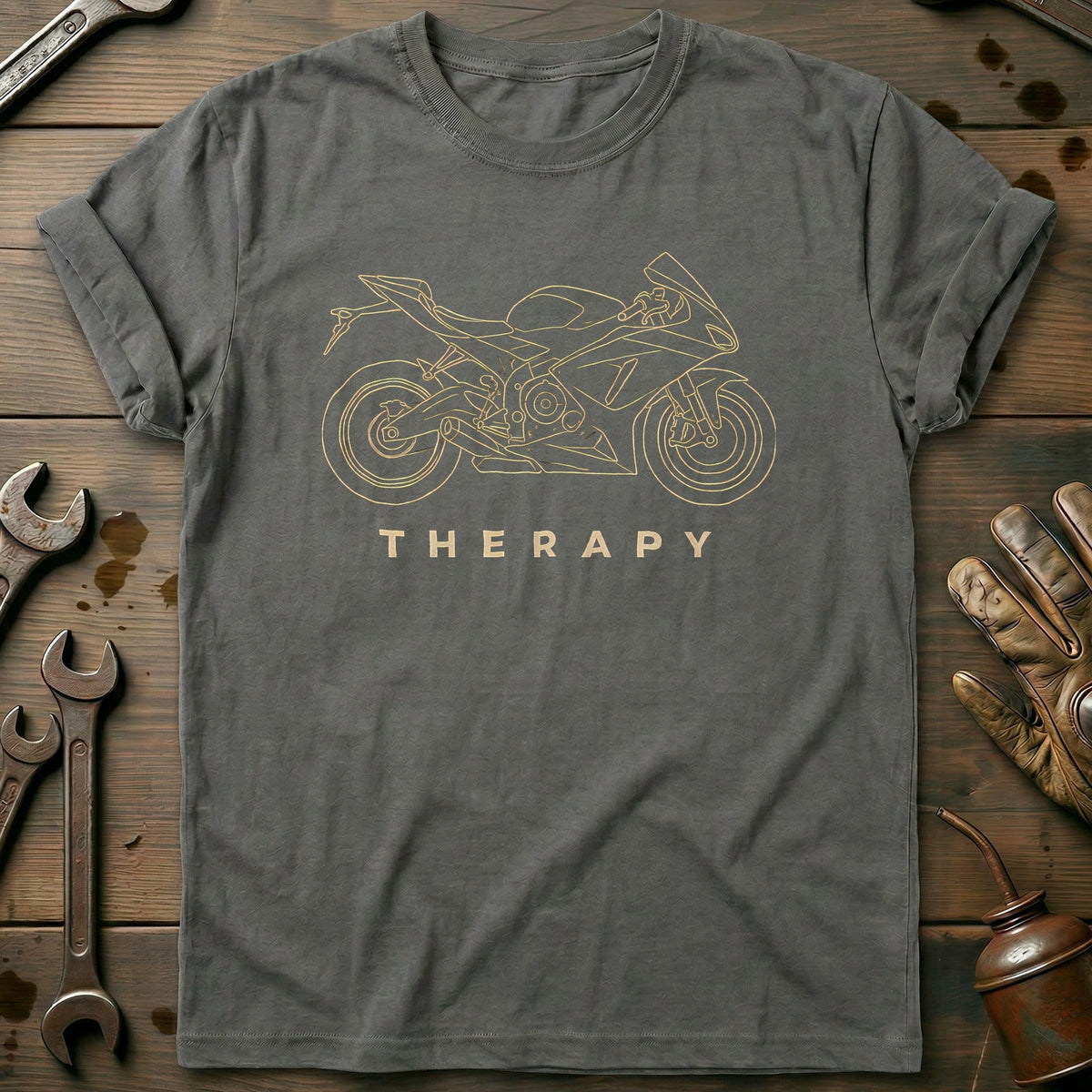 Sportbike Therapy 35 Motorcycle T-Shirt GC Gift For Biker