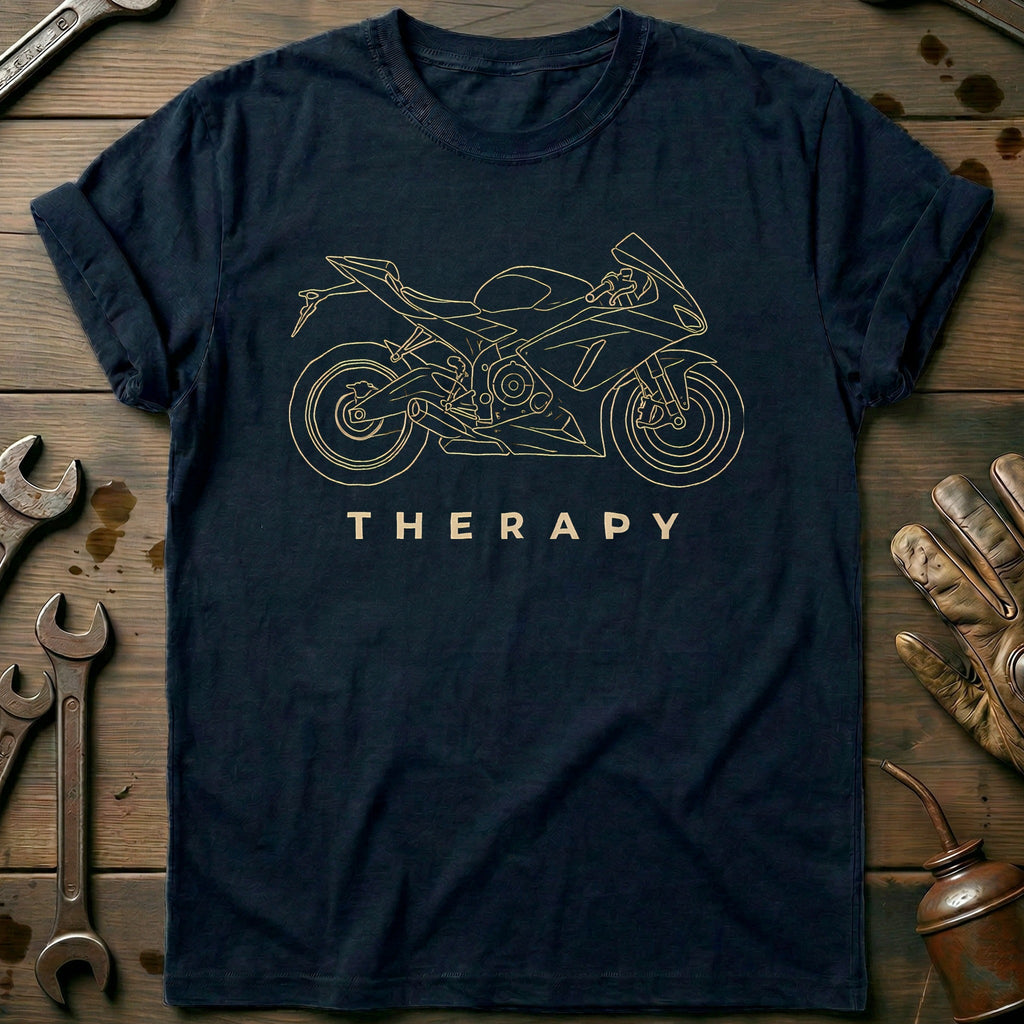 Sportbike Therapy 35 Motorcycle T-Shirt GC Gift For Biker