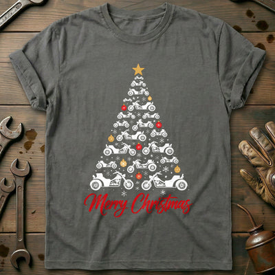Trike Christmas Tree Motorcycle T-Shirt EU Gift For Biker