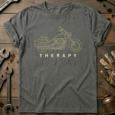 Cruiser Therapy 56 Motorcycle T-Shirt Gift For Biker