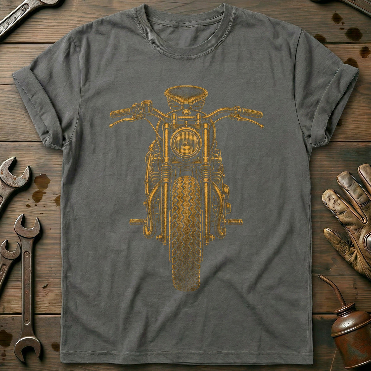 Bobber Motorcycle T-Shirt Gift For Biker