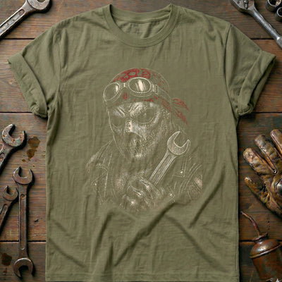 Chainsaw Etched Motorcycle T-Shirt Gift For Biker