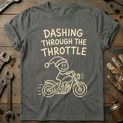 Dashing Throttle Motorcycle T-Shirt AU Gift For Biker