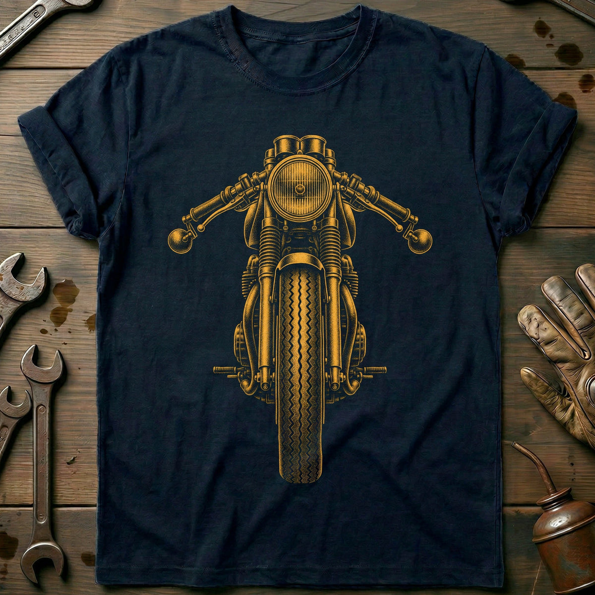 Cafe Racer Motorcycle T-Shirt GC Gift For Biker