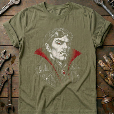 Blood and Chrome Motorcycle T-Shirt Gift For Biker