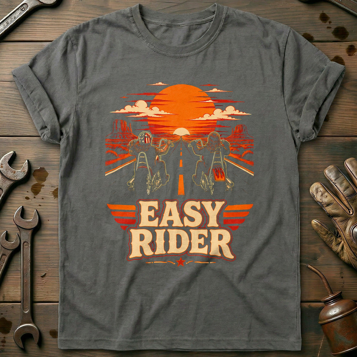Easy Rider Motorcycle T-Shirt Gift For Biker