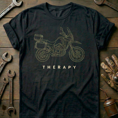Adventure Therapy Motorcycle T-Shirt Gift For Biker