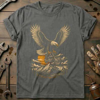 Eagle Motorcycle T-Shirt Gift For Biker