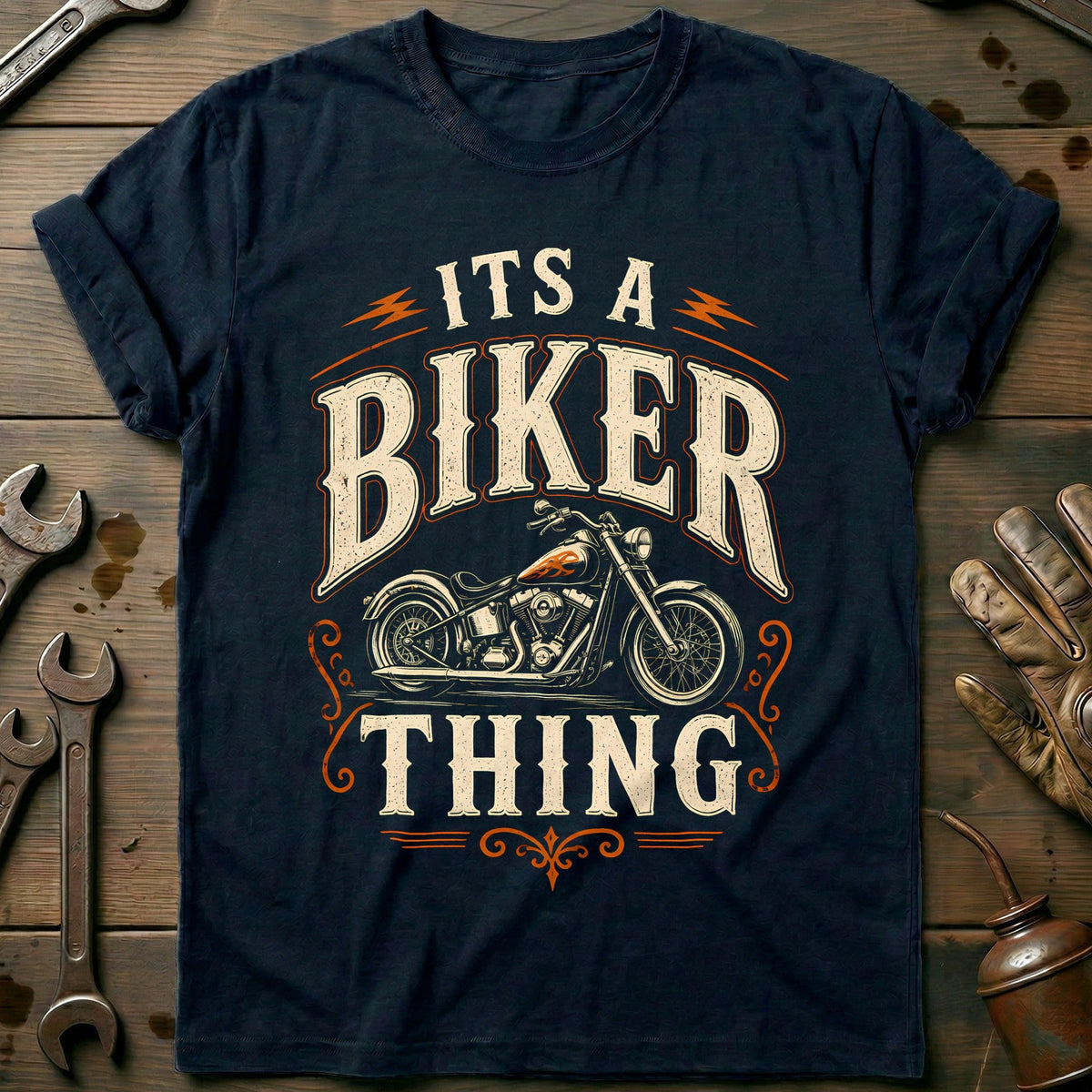 Biker Thing Motorcycle T-Shirt US Gift For Biker